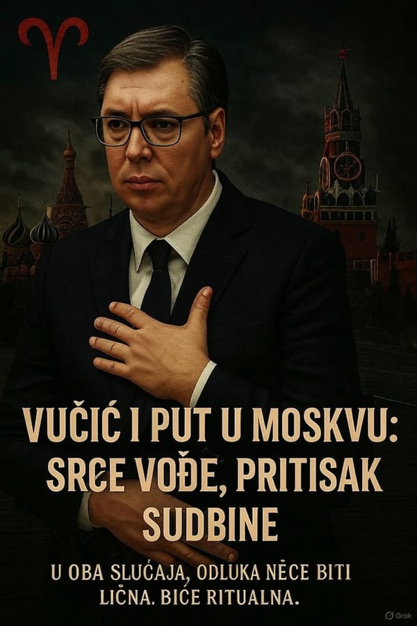 Vučić i put u Moskvu: srce vođe, pritisak sudbine